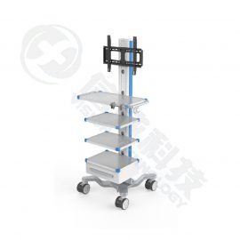 Single Column Endoscope Cart