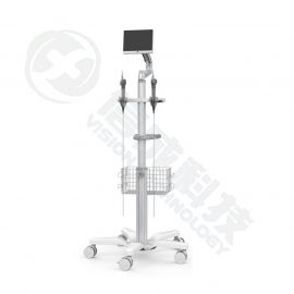 Flat endoscope cart