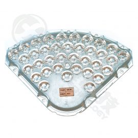 Transparent surgical lampshade